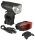 FISCHER Fahrrad-LED/USB-Beleuchtungs-Set 35 Lux