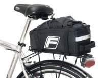 FISCHER Fahrrad-Gepäckträgertasche 2in1, schwarz