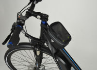 FISCHER Fahrrad-Oberrohrtasche Premium, schwarz