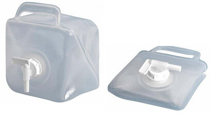 cartrend Wasserkanister mit Zapfhahn, faltbar, 10 Liter