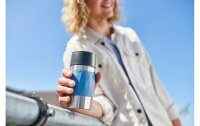 emsa Gobelet isotherme TRAVEL MUG Compact, 0,3 litre, bleu isolation double paroi, corps en acier inoxydable, avec un