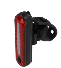 FISCHER Feu stop de vélo à LED rechargeable, tube lumineux feu arrière de première qualité + feu stop, 50 lumières (25