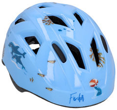 FISCHER Kinder-Fahrrad-Helm Plus Dolphin, Größe: XS/S