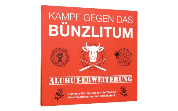 Kampf gegen das Bünzlitum Partyspiel Kampf gegen das Bünzlitum: Aluhut-Erweiterung