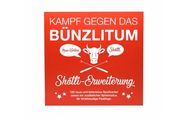 Kampf gegen das Bünzlitum Partyspiel Kampf gegen das Bünzlitum: Shötli-Erweiterung