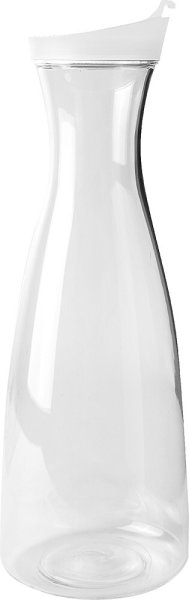 Carafe PC Brunner + couvercle 1,0 l, blanc