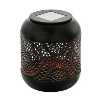 LED Solar-Tischleuchte EGLO Farbe schwarz/kupfer