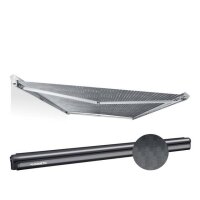 Wandmarkise DOMETIC PerfectWall PW 1500 350 x 275 cm Tuch Fb. horizon grey Geh. Fb. anthrazit 12 V Motor