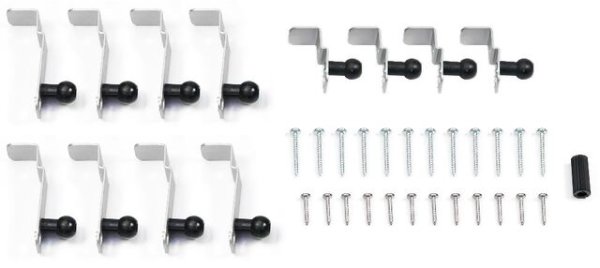 Fixation clip Assembly set 36-45 mm REMI to Top Vario II 900x600