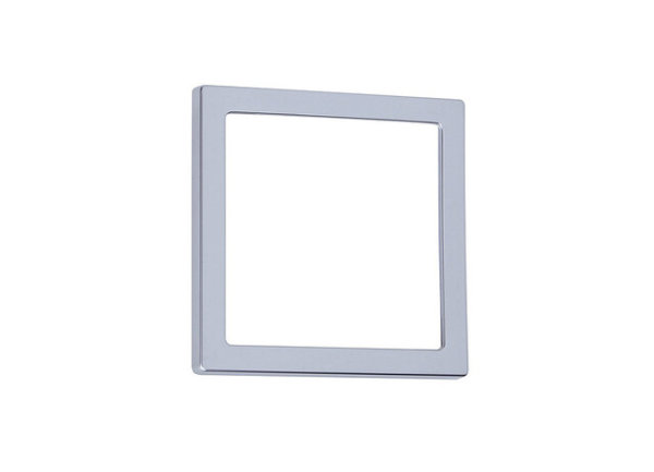 Abdeckrahmen Farbe silber 1-fach -- lose --