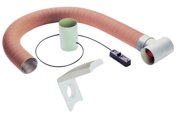 Kit air chaud pour auvent, blanc pur