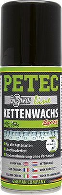 Kettenwachs Spray Petec Inhalt 100 ml