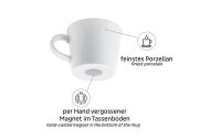 Tasse à expresso magnét. silwy en porcelaine, lot de 2