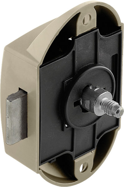 Drehstangenschloss 25 mm Farbe nickel