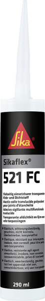 Sikaflex®-521FC, Inhalt 300 ml Farbe transparent