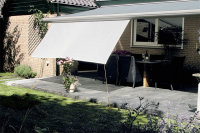 Sun blocker, light protection on awning 400x140 cm, transparent