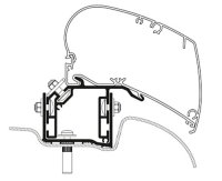 Roof Adapter Thule VW Crafter ab 2017 3-tlg. Linkslenker