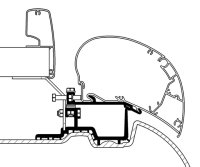 Kit adaptateur 3 pces pour store de toit Thule Omnistor...