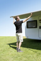 Store en sac Thule Omnistor 1200 300 x 250 cm Toile mystic grey