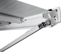 Wall awning Thule Omnistor 5200 500 x 250 cm Fabric col. sapphire blue Housing col. white