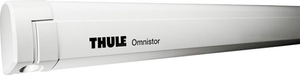 Wandmarkise Thule Omnistor 5200 260 x 200 cm Tuch Fb. saphir blau Gehäuse Fb. weiß