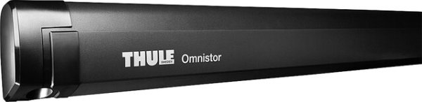 Wandmarkise Thule Omnistor 5200 500 x 250 cm Tuch Fb. mystic grey Gehäuse Fb. anthrazit