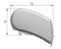 Roof awning Thule Omnistor 9200 550 x 300 cm Fabric col. mystic grey House cl. crm.-white w/o motor