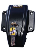 Safety lock HEOSafe VAN Security, sliding or rear/double door 2 pc. sim. closing col. black