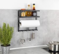 Multifunctional shelf WENKO Gala colour black