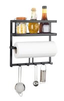 Multifunctional shelf WENKO Gala colour black