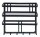 Multifunctional shelf WENKO Gala colour black