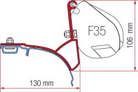 Kit Fiamma VW T5 für Markisenadapter F35