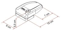 Bloc de sécurité Fiamma Safe Door Frame, 3 pièces à fermeture accouplée blanc