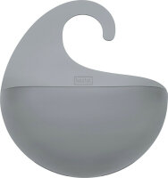 Panier de douche koziol SURF M gris transparent