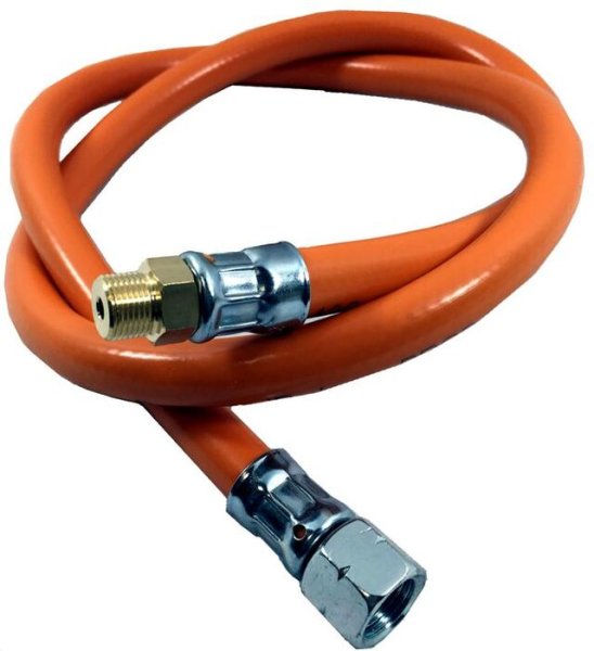 MD Schlauch 6,3 x 3,5 mm G 1/4 LH-ÜM x AG 7/16 x28 1000 mm