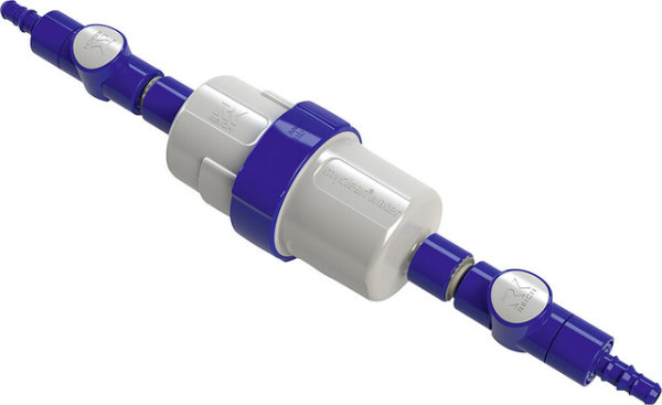 Water filter easydriver myclean®water with straight and angled couplings