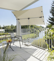 Parasol SCHNEIDER SCHIRME Novara, 190 x 140 cm Colour natural