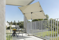 Parasol SCHNEIDER SCHIRME Novara, 190 x 140 cm Colour natural