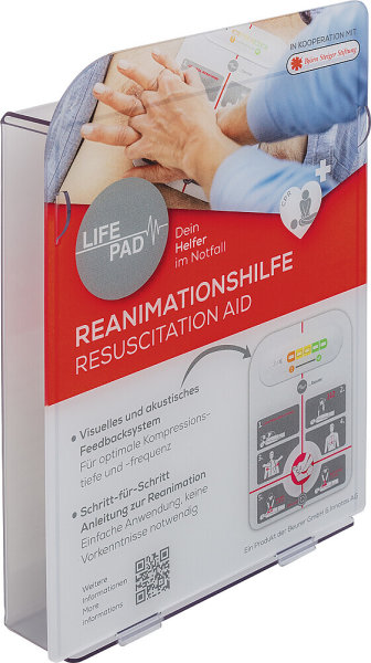 Wall mount LifePad for LifePad resuscitation aid