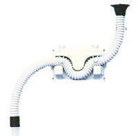 Siphon as wall holder