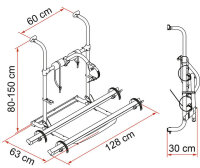 Fahrradträger Fiamma Carry Bike UL 2 Räder...