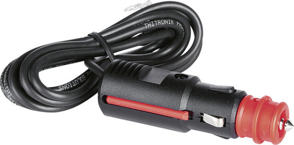Connection cable Thitronik 12/24 V for GBA-I gas det. sy. for universal cigarette lighter