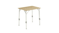 Bamboo table Outwell Custer S Alu colour brown