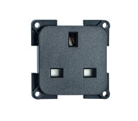 Plug socket insert Colour black _British Standard_