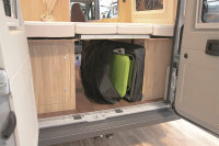 Storage space system HINDERMANN for van with mains power...