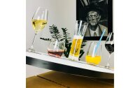 Silwy Magnet-Kristallgläser mit Untersetzer 4-tlg. (400 ml)