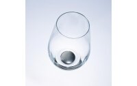 Silwy Magnet-Kristallgläser mit Untersetzer 4-tlg. (400 ml)
