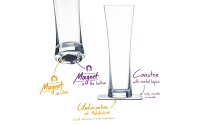 Verres cristal magn. silwy BIÈRE lot de 2...