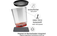 MagnetTrinkbecher silwy Triple 250 ml, Fb. ready red 1 Becher + 1 Deckel + 1 Pad