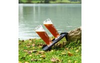 Magn. plastic glasses silwy BEER set of 2 high-tech 500...